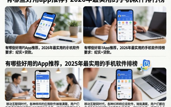 有哪些好用的app推荐,2026年最实用的手机软件排行榜