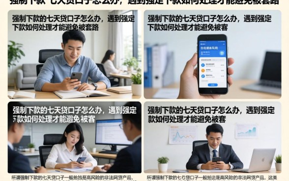 强制下款的七天贷口子怎么办，遇到强制下款如何处理才能避免被套路