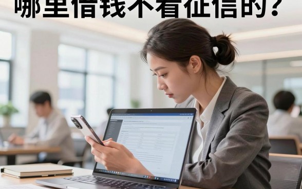 哪里借钱不看征信的?征信黑户哪里能贷到款
