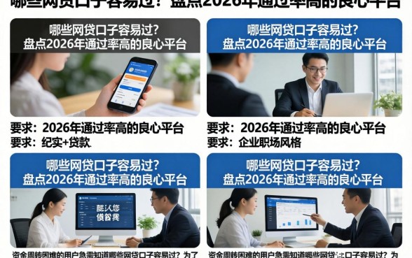 哪些网贷口子容易过？盘点2026年通过率高的良心平台