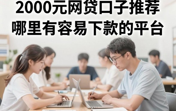 2000元网贷口子推荐，哪里有容易下款的平台？