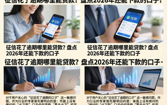 征信花了逾期哪里能贷款？盘点2026年还能下款的口子