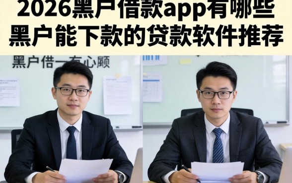 2026黑户借款app有哪些，黑户能下款的贷款软件推荐
