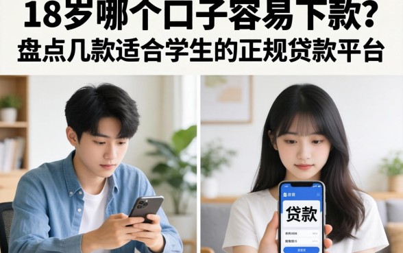 18岁哪个口子容易下款？盘点几款适合学生的正规贷款平台