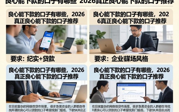 良心能下款的口子有哪些，2026真正良心能下款的口子推荐