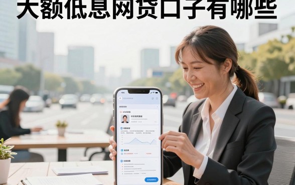 大额低息网贷口子有哪些，2026年正规靠谱的大额低息网贷口子推荐