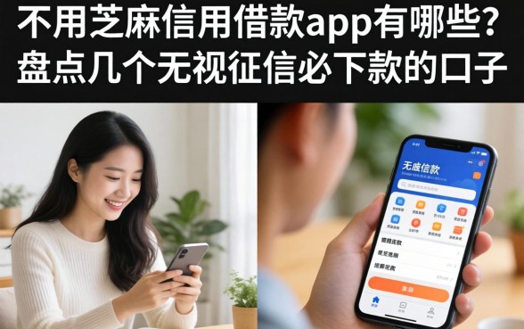 不用芝麻信用借款app有哪些？盘点几个无视征信必下款的口子