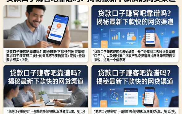 贷款口子赚客吧靠谱吗?揭秘最新下款快的网贷渠道