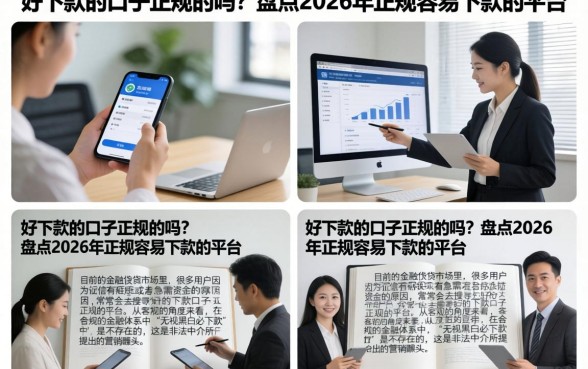 好下款的口子正规的吗？盘点2026年正规容易下款的平台