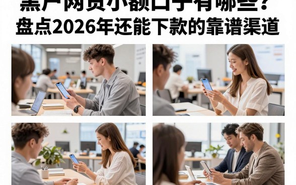 黑户网贷小额口子有哪些?盘点2026年还能下款的靠谱渠道
