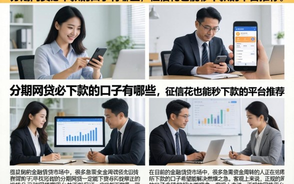 分期网贷必下款的口子有哪些,征信花也能秒下款的平台推荐