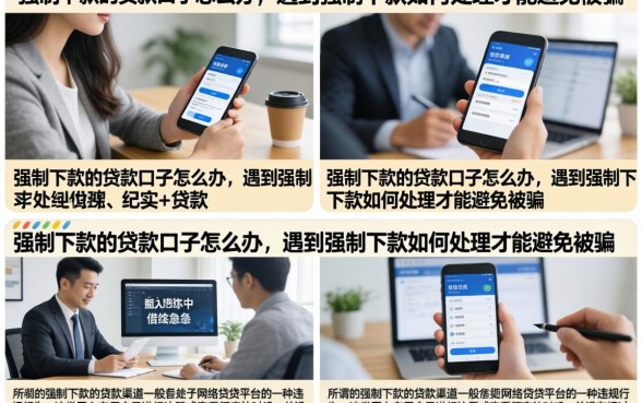强制下款的贷款口子怎么办，遇到强制下款如何处理才能避免被骗