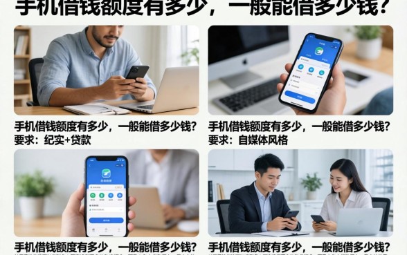 手机借钱额度有多少，一般能借多少钱？