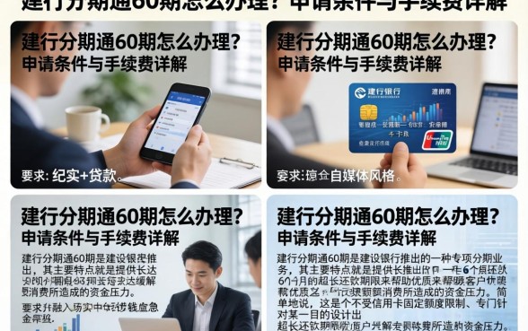 建行分期通60期怎么办理?申请条件与手续费详解