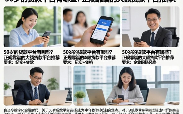 50岁的贷款平台有哪些？正规靠谱的大额贷款平台推荐