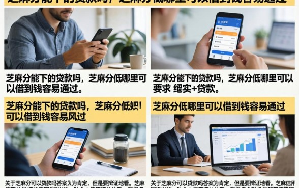 芝麻分能下的贷款吗,芝麻分低哪里可以借到钱容易通过