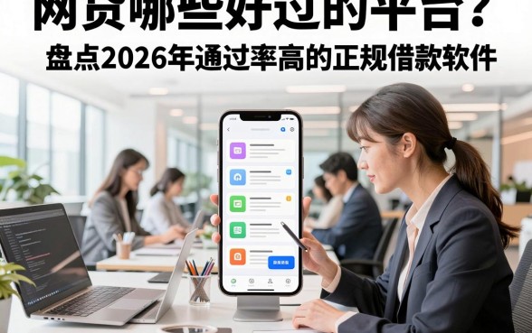 网贷哪些好过的平台?盘点2026年通过率高的正规借款软件