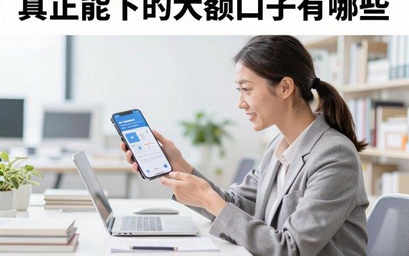 真正能下的大额口子有哪些，2026年靠谱的大额贷款口子哪里找
