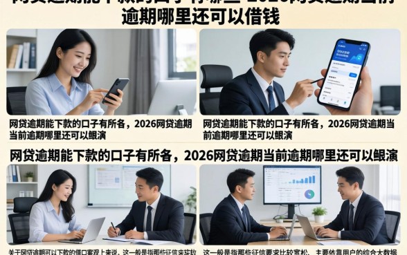 网贷逾期能下款的口子有哪些，2026网贷逾期当前逾期哪里还可以借钱