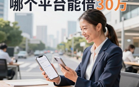 哪个平台能借30万，正规大额贷款平台哪个容易下款