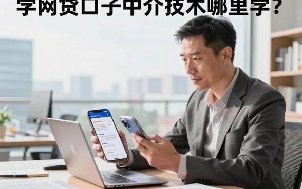 学网贷口子中介技术哪里学？揭秘网贷中介赚钱内幕教程