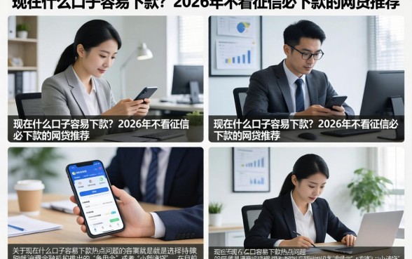 现在什么口子容易下款？2026年不看征信必下款的网贷推荐