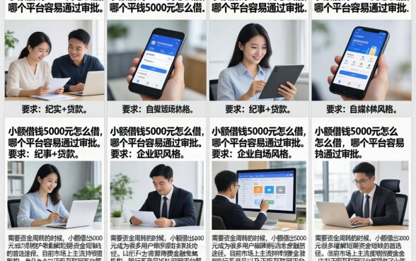 小额借钱5000元怎么借，哪个平台容易通过审批