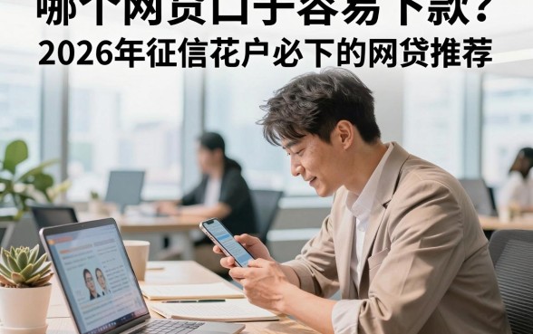 哪个网贷口子容易下款？2026年征信花户必下的网贷推荐