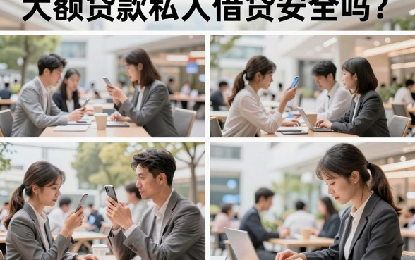 大额贷款私人借贷安全吗?私人放款不看征信靠谱吗