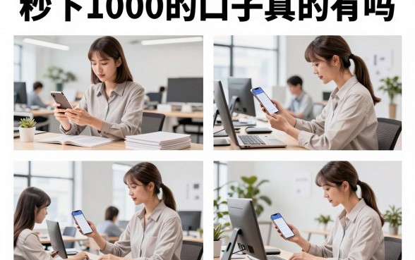秒下1000的口子真的有吗，哪个平台能快速下款