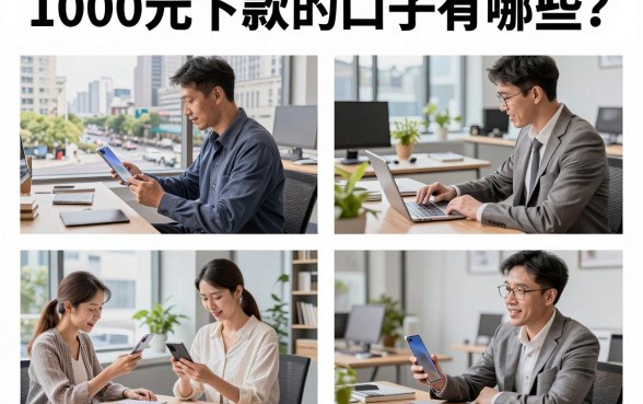 1000元下款的口子有哪些?2026最新容易下款的小额贷款推荐