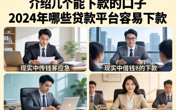 介绍几个能下款的口子，2024年哪些贷款平台容易下款？