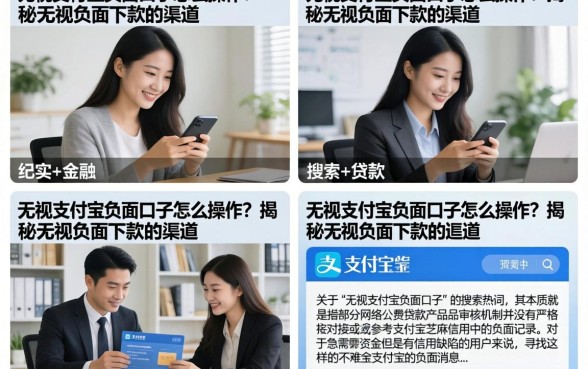 无视支付宝负面口子怎么操作？揭秘无视负面下款的渠道