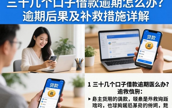 三十几个口子借款逾期怎么办？逾期后果及补救措施详解