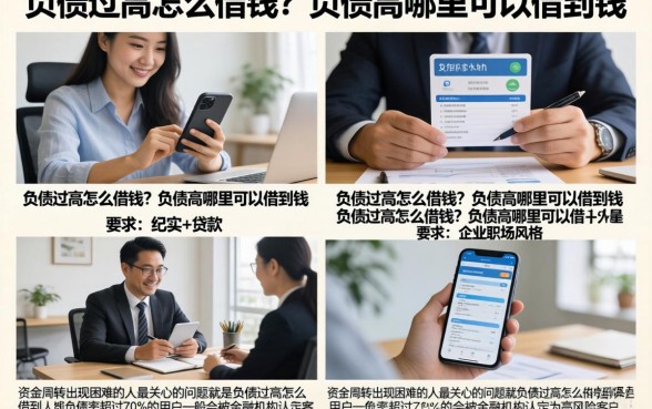 负债过高怎么借钱？负债高哪里可以借到钱
