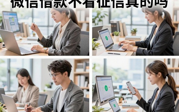 微信借款不看征信真的吗，有哪些正规平台可以下款