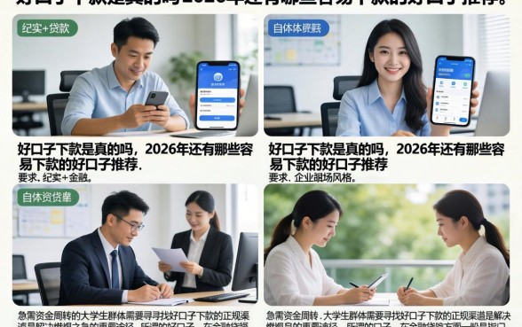 好口子下款是真的吗，2026年还有哪些容易下款的好口子推荐