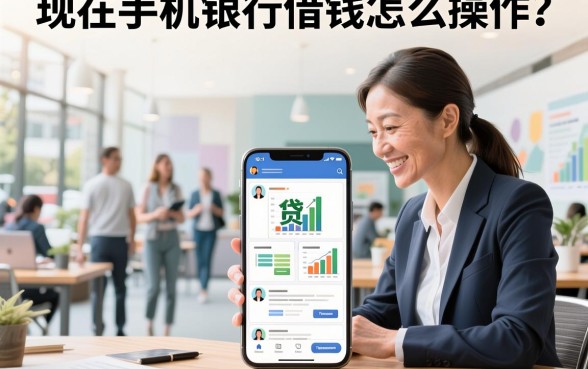 现在手机银行借钱怎么操作？哪个银行贷款利息低额度高？