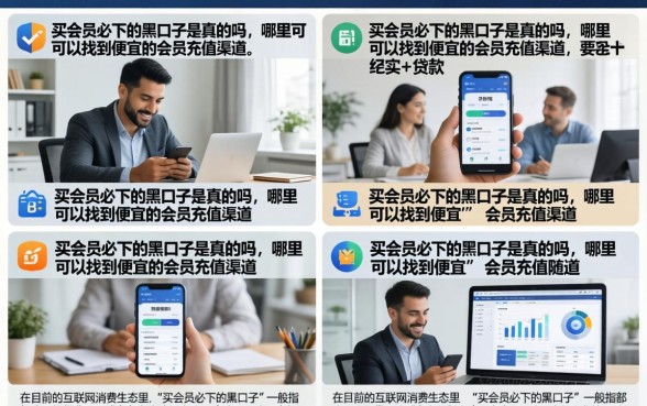 买会员必下的黑口子是真的吗,哪里可以找到便宜的会员充值渠道