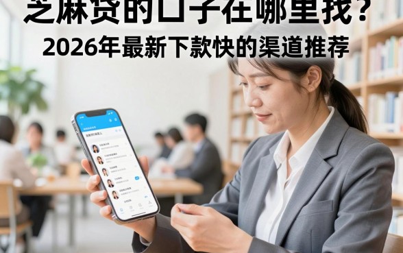 芝麻贷的口子在哪里找？2026年最新下款快的渠道推荐