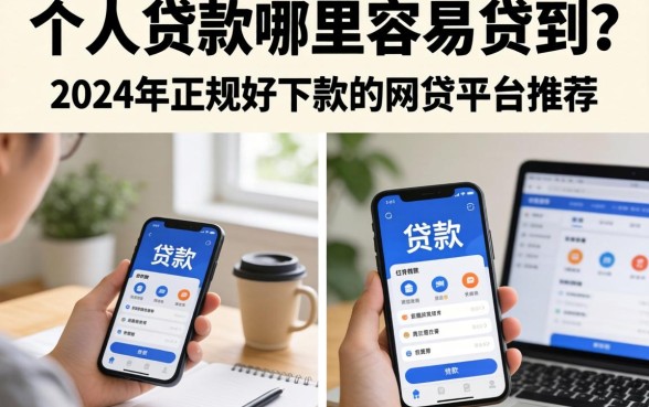 个人贷款哪里容易贷到？2024年正规好下款的网贷平台推荐