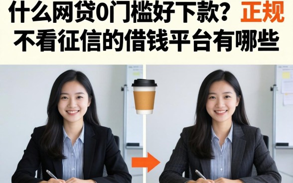 什么网贷0门槛好下款？正规不看征信的借钱平台有哪些