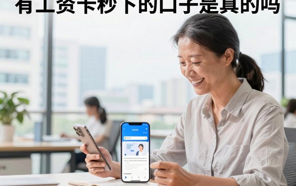 有工资卡秒下的口子是真的吗，有工资卡哪里可以快速借钱