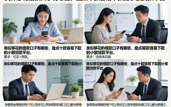 类似够花的借款口子有哪些，盘点十款容易下款的小额贷款平台
