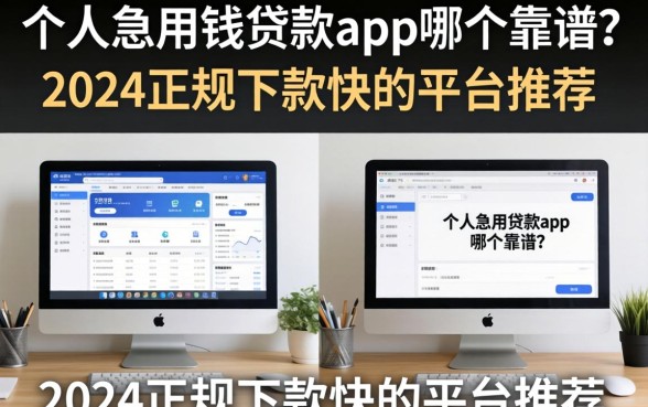 个人急用钱贷款app哪个靠谱？2024正规下款快的平台推荐