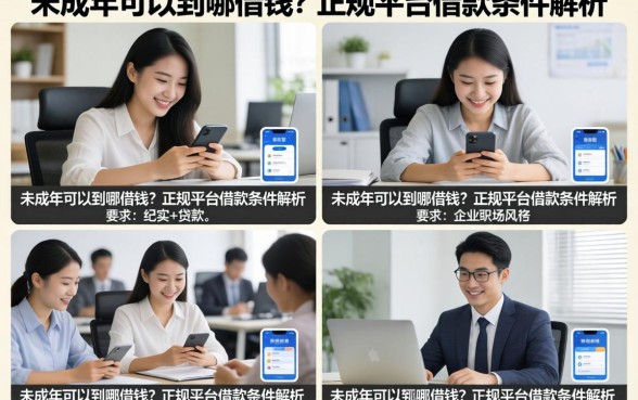 未成年可以到哪借钱?正规平台借款条件解析