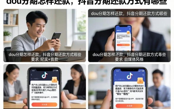 dou分期怎样还款,抖音分期还款方式有哪些