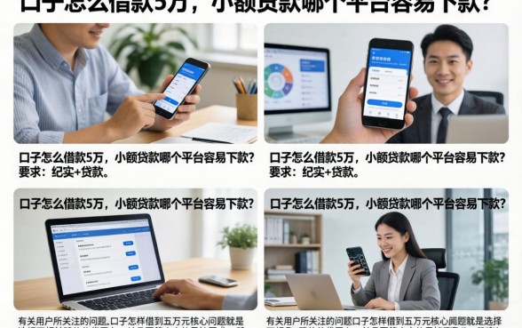 口子怎么借款5万,小额贷款哪个平台容易下款?