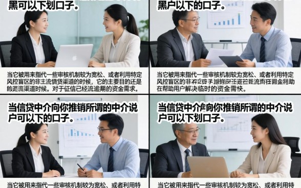 中介说黑户能下的口子是真的吗,黑户贷款必下口子有哪些