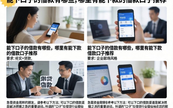 能下口子的借款有哪些，哪里有能下款的借款口子推荐